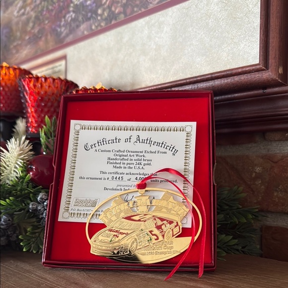 1996 Terry Labonte NASCAR Winston Cup Championship 24K Gold Ornament Collectible - Picture 3 of 6